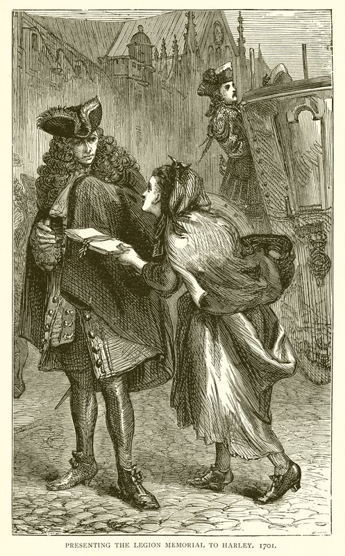 Présentation du mémorial de la Légion à Harley, 1701 - English School