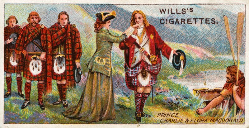 Prince Charlie et Flora Macdonald - English School