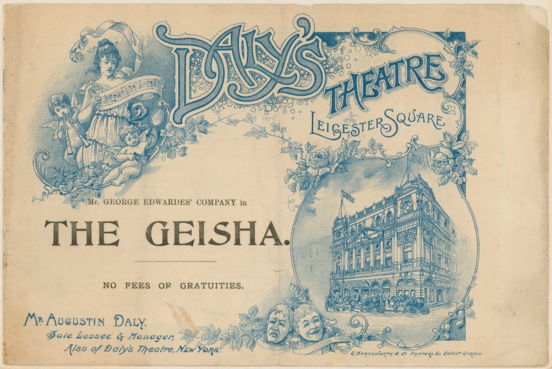 Couverture de programme pour The Geisha - English School