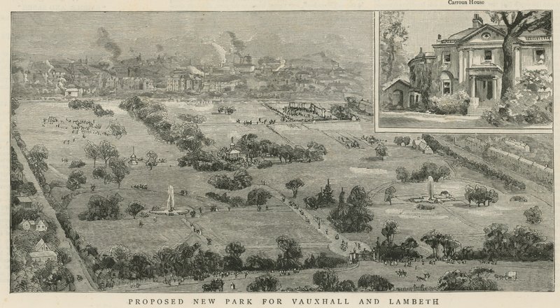 Nouveau parc proposé pour Vauxhall et Lambeth - English School