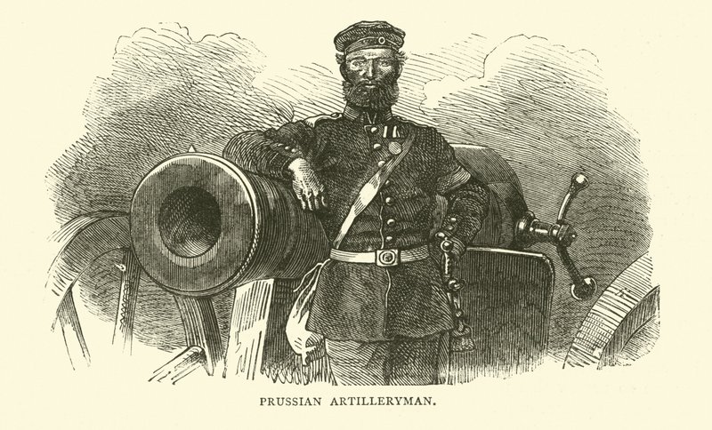 Artilleur prussien, septembre 1870 - English School
