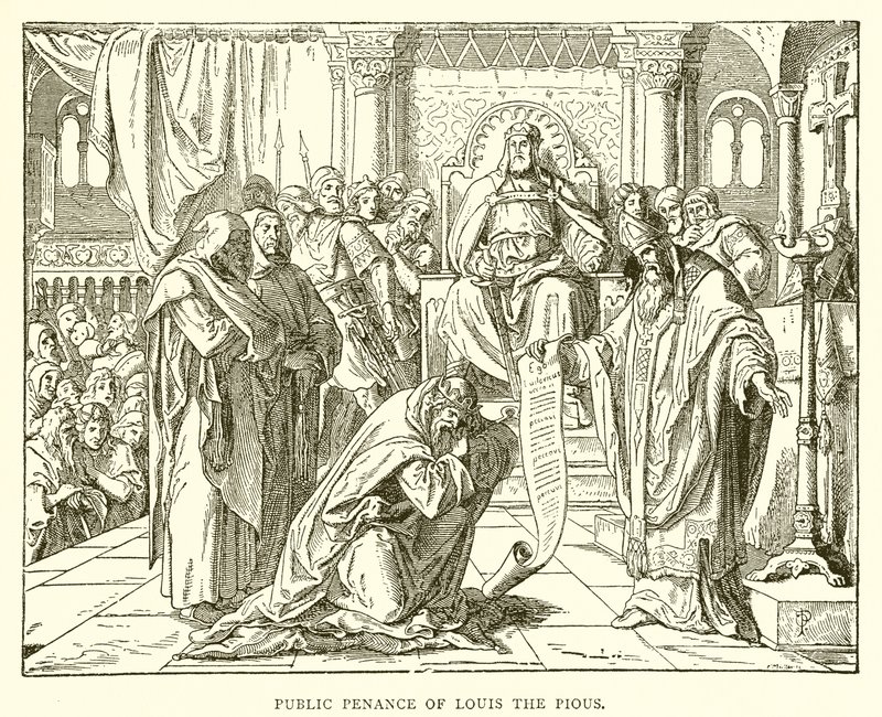 Pénitence publique de Louis le Pieux - English School