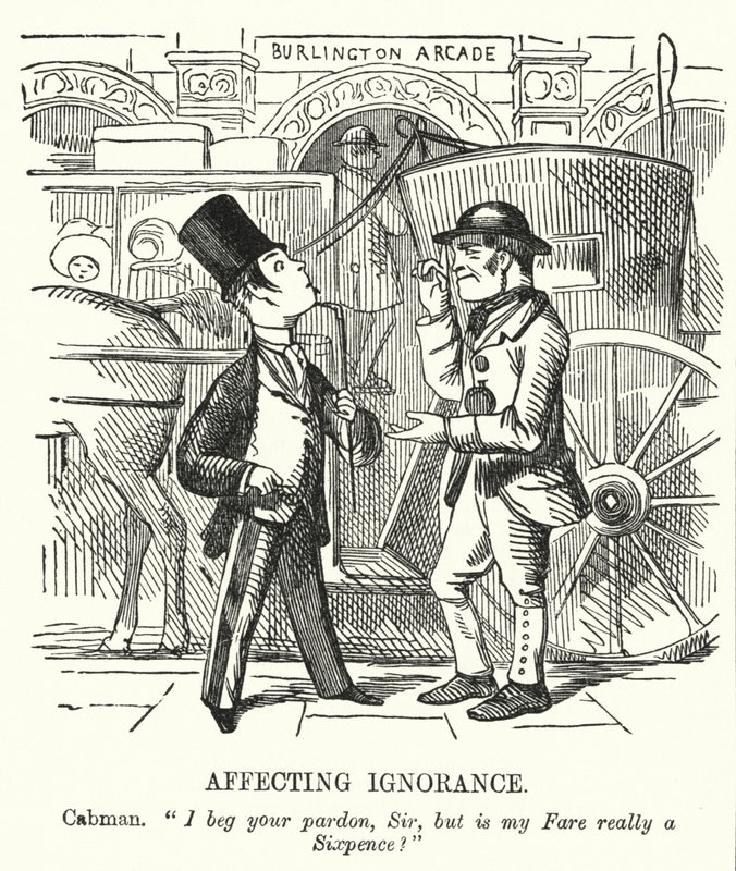 Ignorance Affectée : Conducteur de Taxi de Londres - English School
