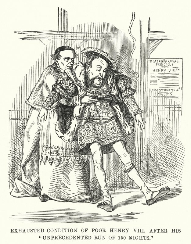 État Épuisé du Pauvre Henri VIII Après sa Course Inédite de 150 Nuits - English School