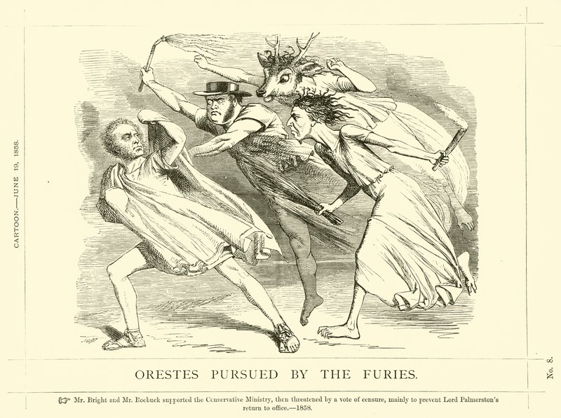 Oreste poursuivi par les Furies - English School