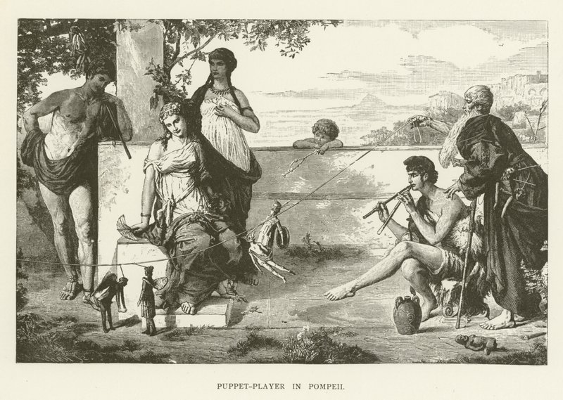 Marionnettiste à Pompéi - English School
