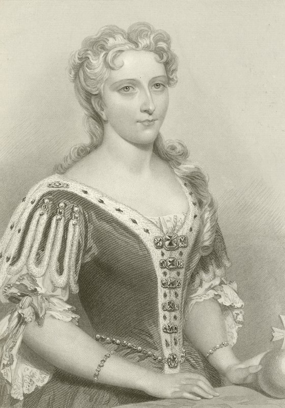 Reine Caroline, épouse du roi George II - English School