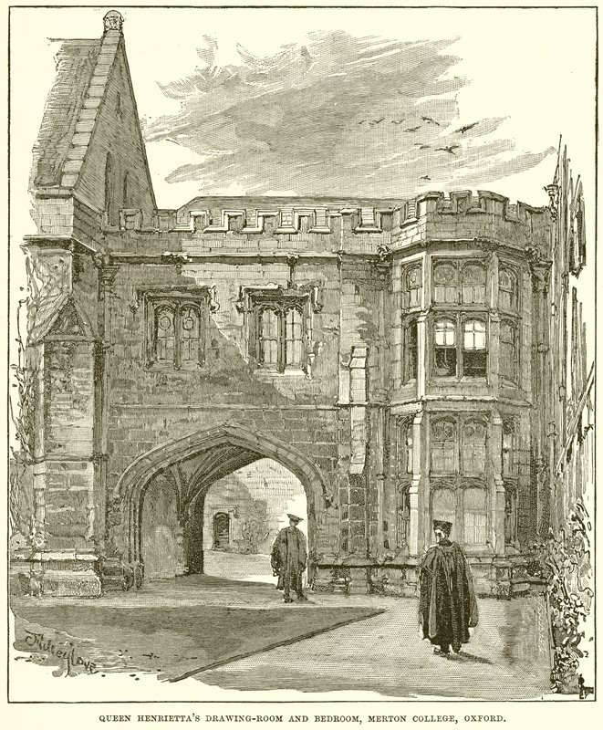 Salon et chambre de la reine Henriette, Merton College, Oxford - English School