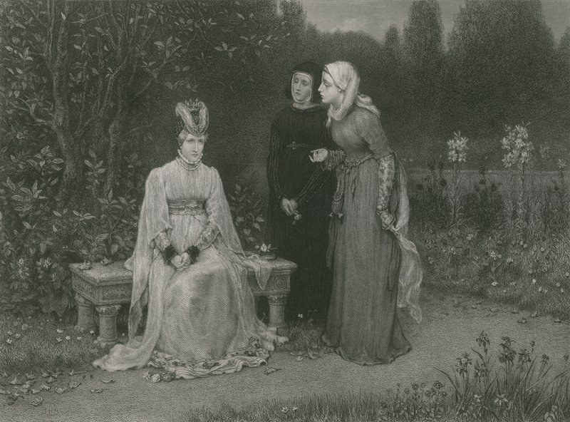 La Reine Isabelle et ses Dames, Richard II - English School
