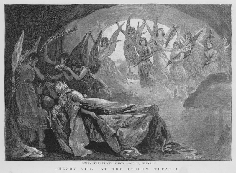 La vision de la reine Katherine, scène d