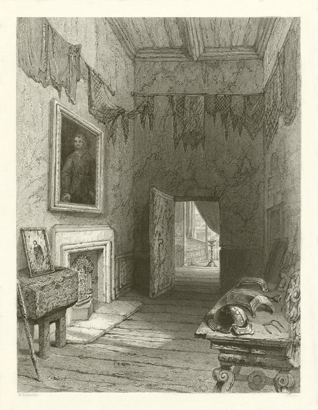 Le cabinet de la reine Marie, Holyrood - English School