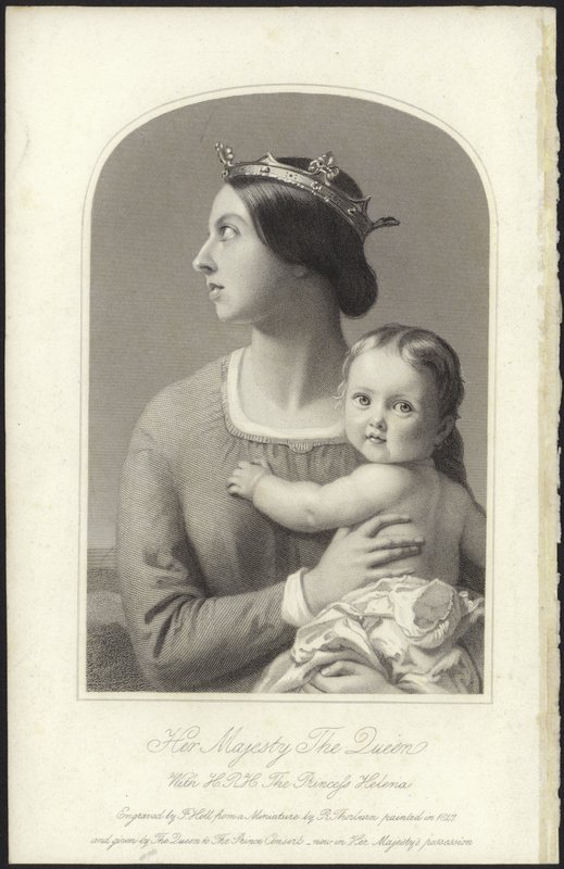 Reine Victoria et la princesse Helena - English School