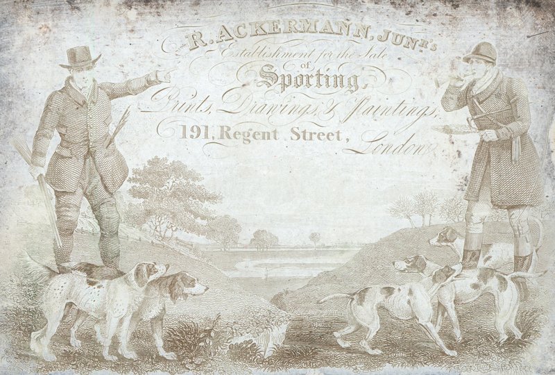 R Ackermann, Junior, 191 Regent Street, carte de visite - English School