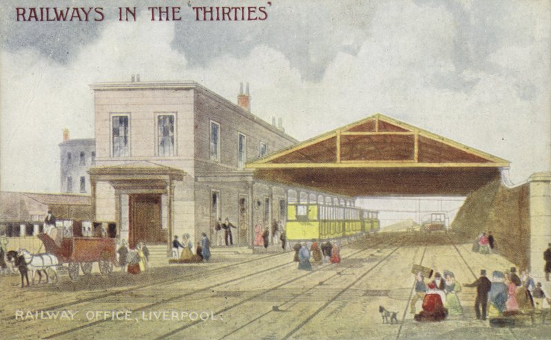 Bureau de chemin de fer, Liverpool - English School