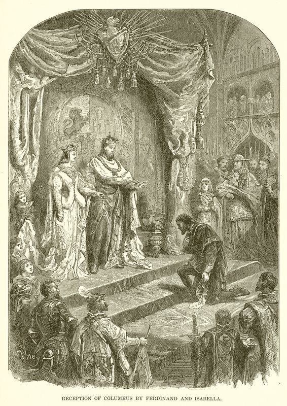 Réception de Colomb par Ferdinand et Isabelle - English School