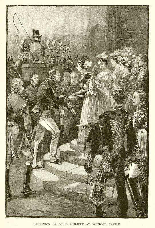 Réception de Louis Philippe au Château de Windsor - English School