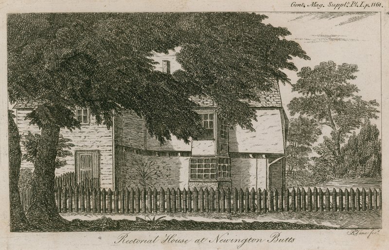 Maison rectorale à Newington Butts, Southwark, Londres - English School