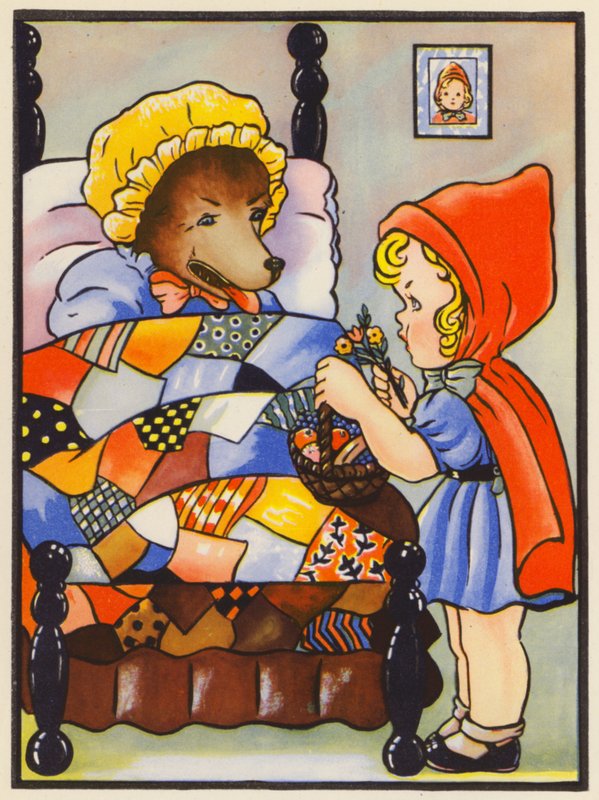 Le Petit Chaperon Rouge pense que le loup est sa grand-mère - English School