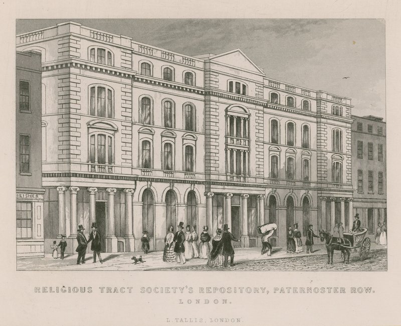 Dépôt de la Société des traités religieux, Paternoster Row, Londres - English School