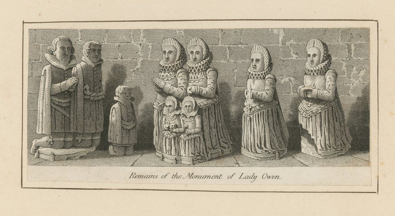 Restes du monument à Lady Owen - English School