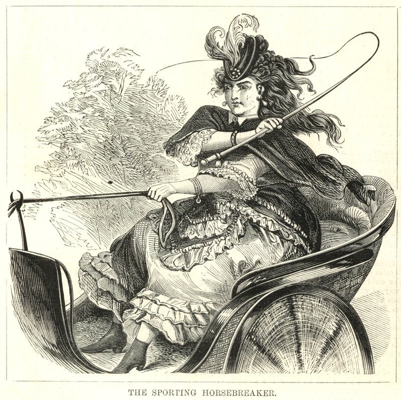 Femmes représentatives du Derby : La casseuse de chevaux sportive - English School