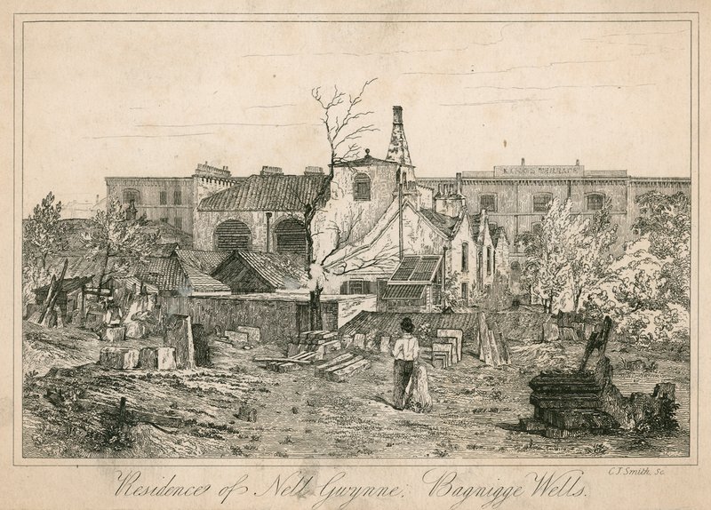 Résidence de Nell Gwynne, Bagnigge Wells, Londres - English School