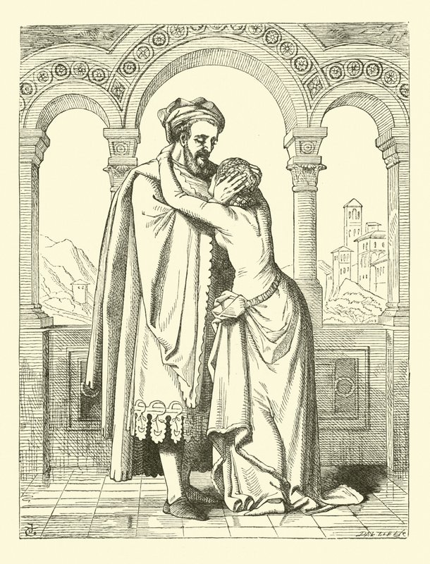 Rienzi et sa fille - English School
