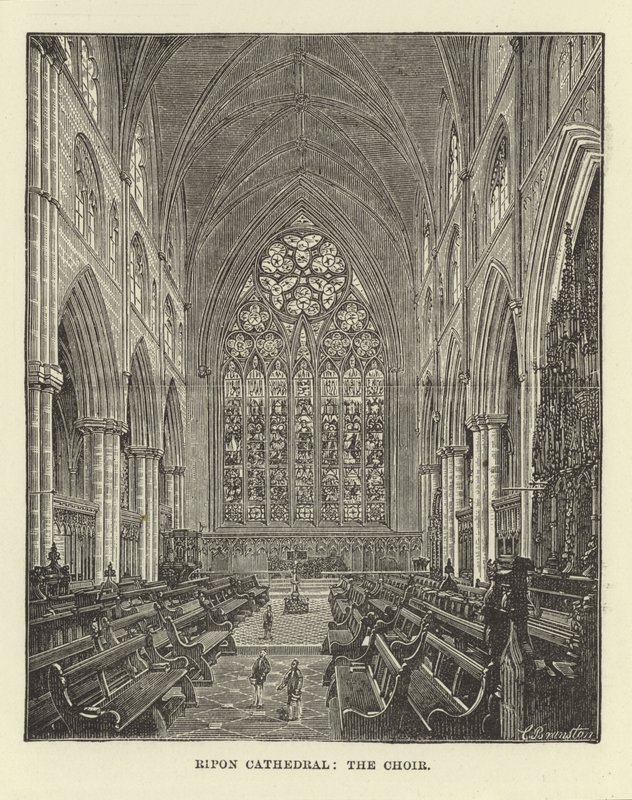 Cathédrale de Ripon, le chœur - English School