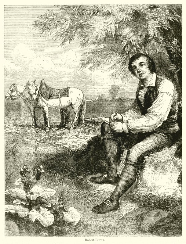 Robert Burns (gravure) - English School