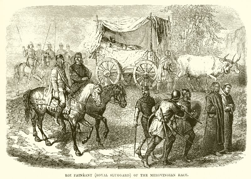 Roi Fainéant de la race mérovingienne - English School