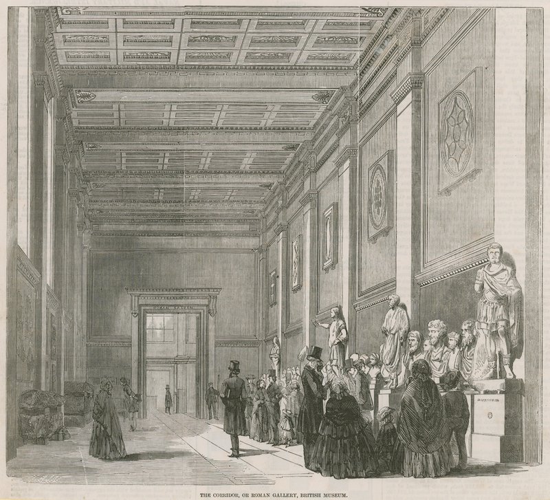 Galerie romaine au British Museum - English School