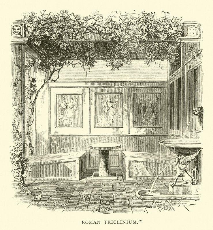 Triclinium romain - English School