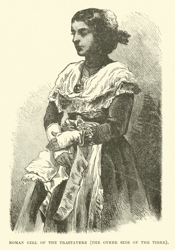 Fille romaine du Trastevere, l