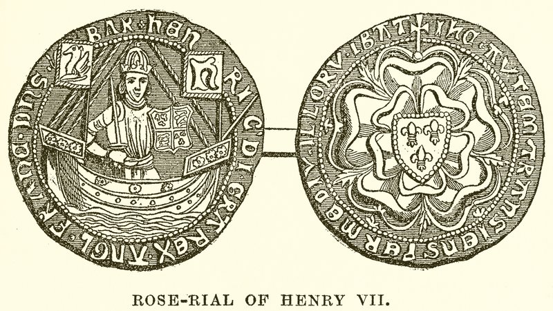 Rose-Rial de Henri VII - English School