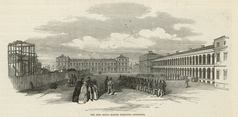 Caserne des Royal Marines à Woolwich - English School