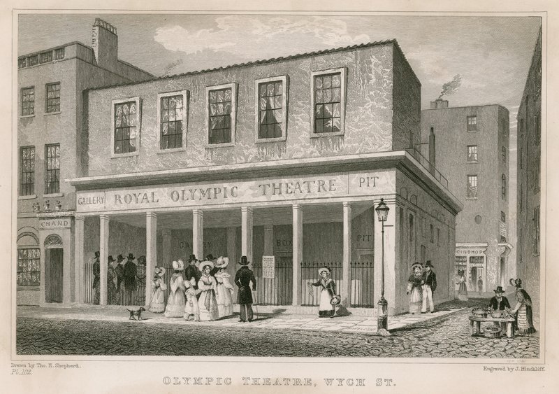 Théâtre Royal Olympic, Wych Street, Londres - English School