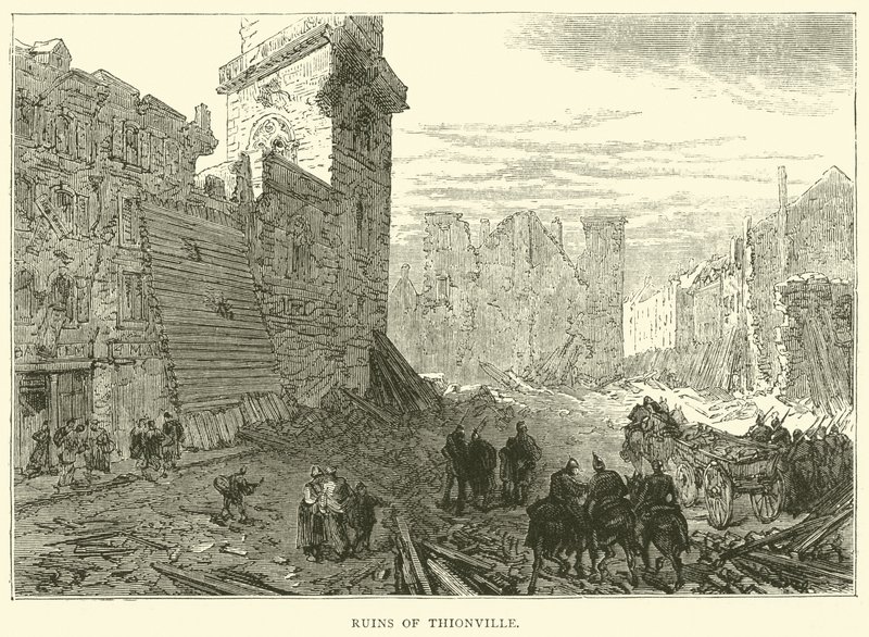 Ruines de Thionville, décembre 1870 - English School