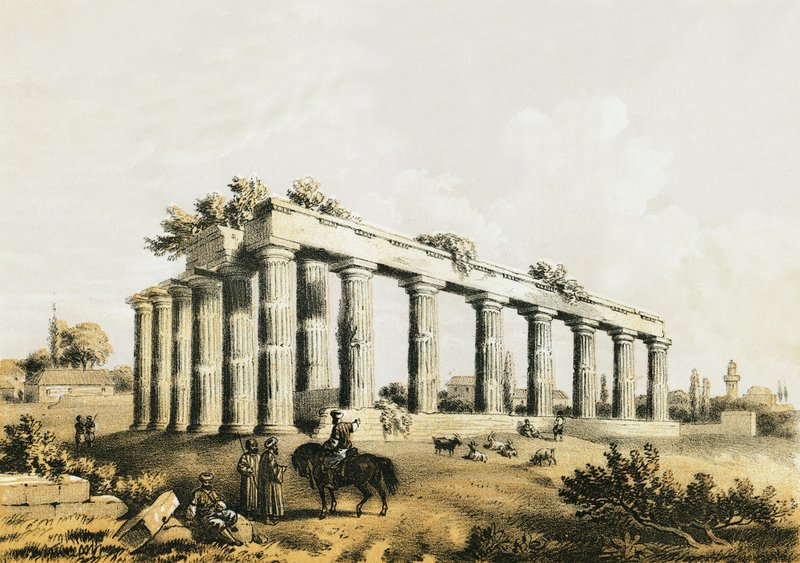Ruines du temple de Corinthe - English School