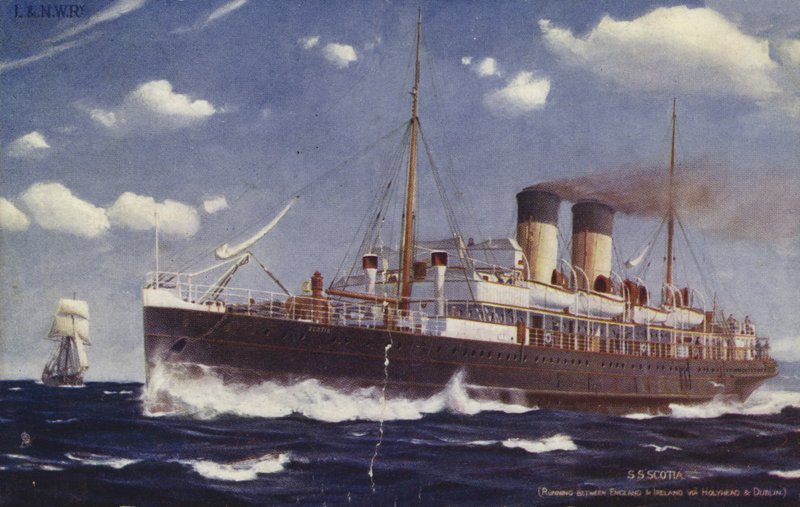 SS Scotia, entre l