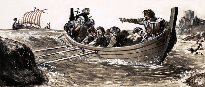 Saint Malo échappe aux Vikings maraudeurs - English School