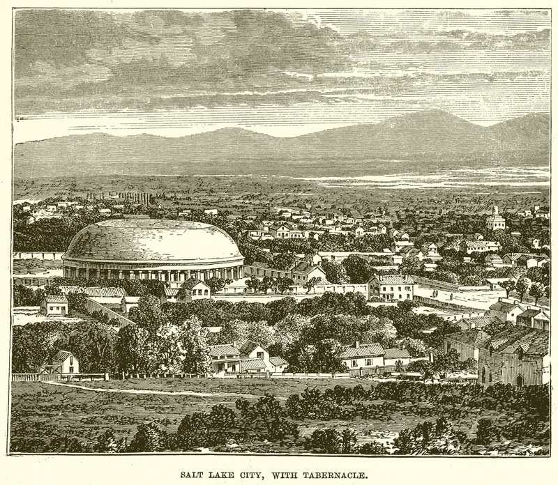 Salt Lake City, avec le Tabernacle - English School