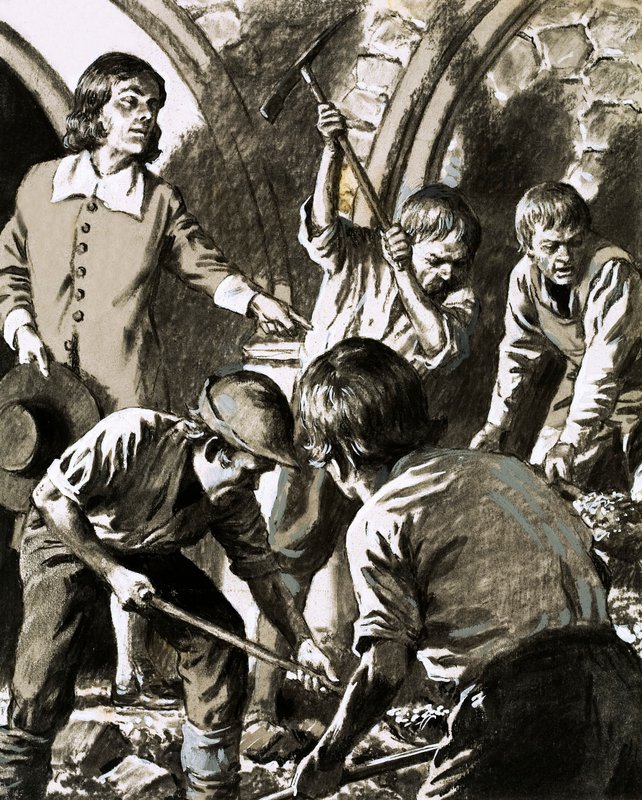 Samuel Pepys a raconté comment il a essayé de trouver le trésor de Barkstead - English School