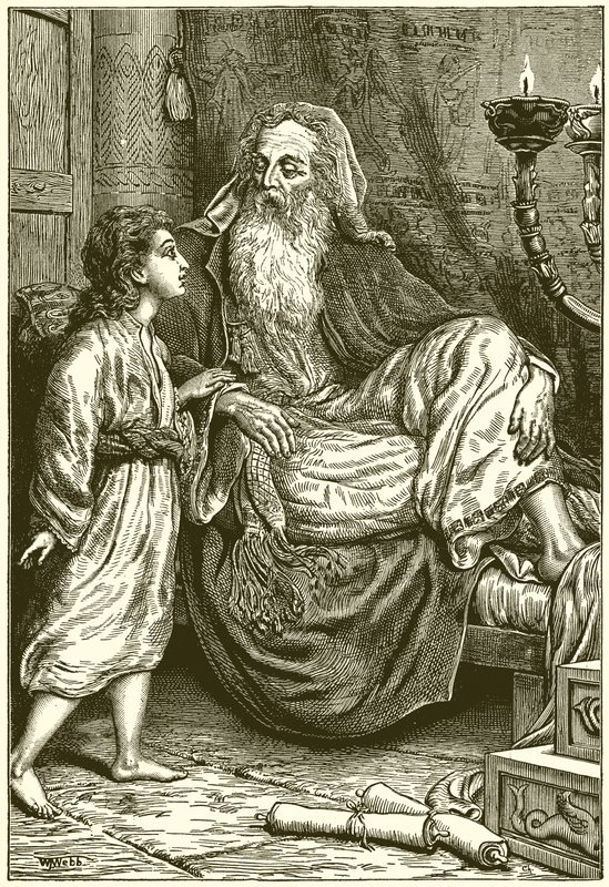 Samuel venant à Éli - English School