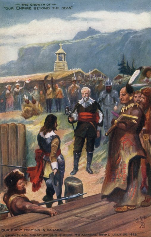 Samuel de Champlain se rendant à l