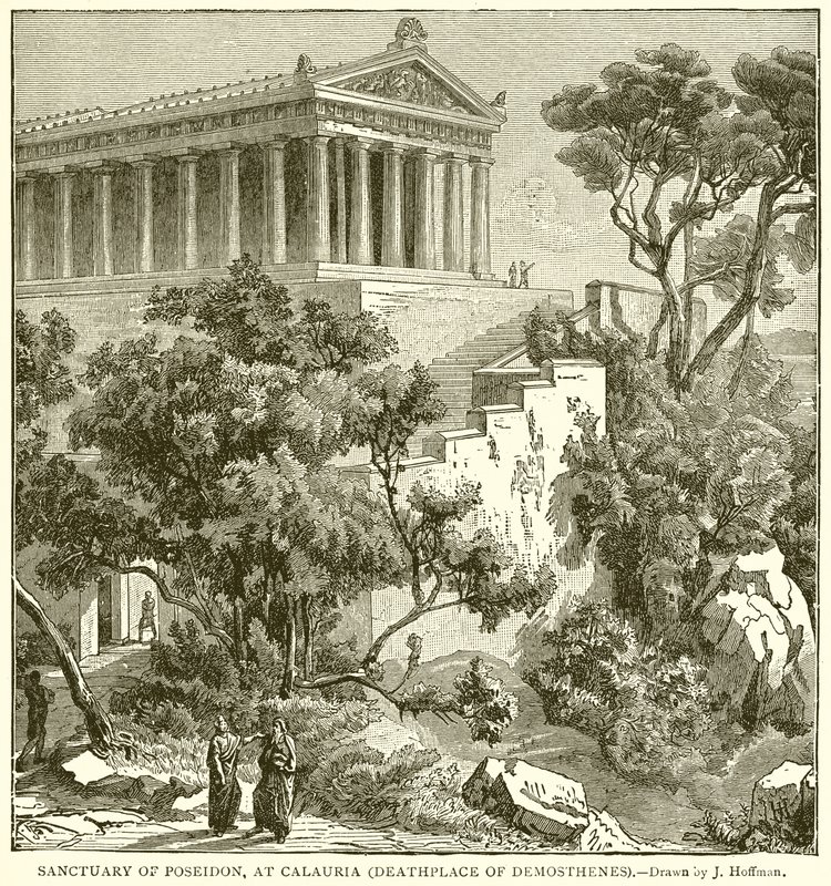 Sanctuaire de Poséidon à Calauria (lieu de mort de Démosthène) - English School
