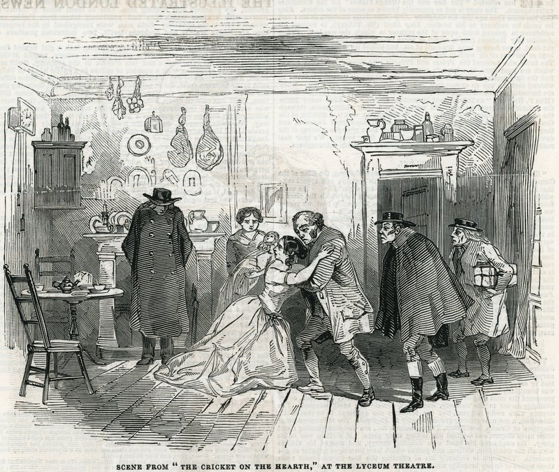 Scène de Le Grillon du Foyer au Théâtre Lyceum - English School