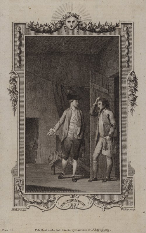 Scène de La Vie et les Aventures de Joe Thompson, par Edward Kimber - English School
