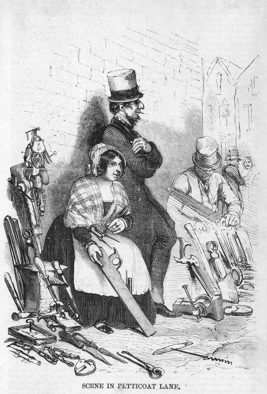 Scène à Petticoat Lane - English School