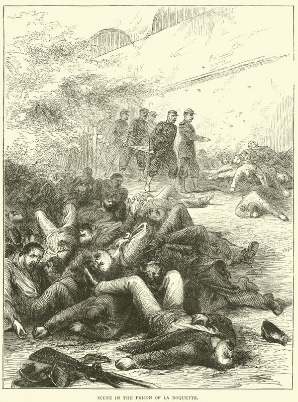 Scène dans la prison de La Roquette, 1871 - English School