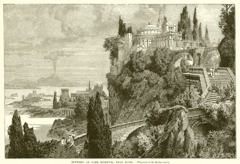 Paysage au Cap Misène, près de Baïes - English School